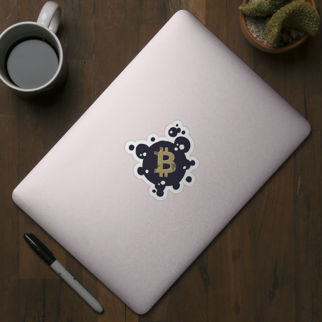 Crypto Bitcoin BTC Design by LR_Collections